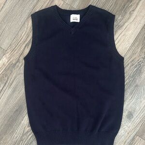 Special editions boys navy blue cotton sweater vest size 8